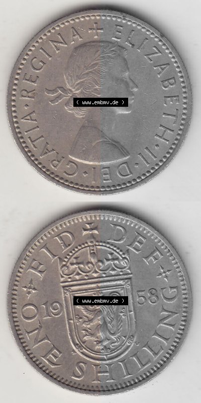 Münze aus Großbritannien Sammlung