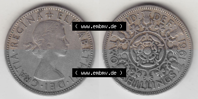 Münze aus Großbritannien Sammlung