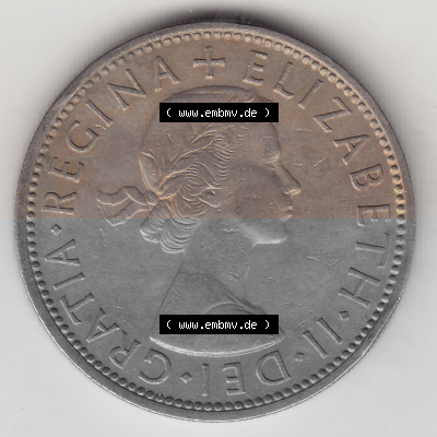 Münzen Großbritannien Umlaufmünze 1954-1970, 2 Schilling - Shillings 1954 (Stück 2) (1) Sammlung