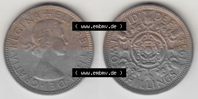 Münze aus Großbritannien Sammlung