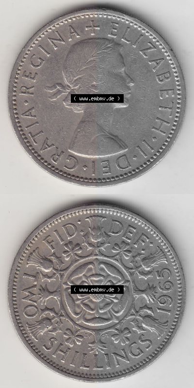 Münze aus Großbritannien Sammlung