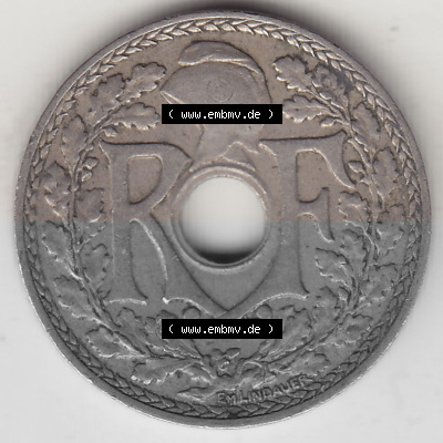 Münzen Frankreich Umlaufmünze 1917-1938, 10 Centimes, 10 CMES EGALITÉ FRATERNITÉ LIBERTÉ 1931 (Stück 1). Bildmaterial der... Sammlung