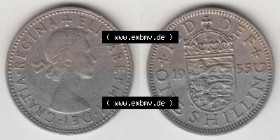 Münze aus Großbritannien Sammlung