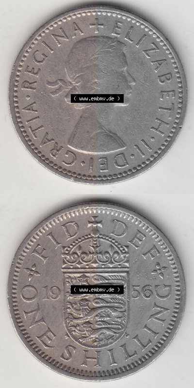 Münze aus Großbritannien Sammlung