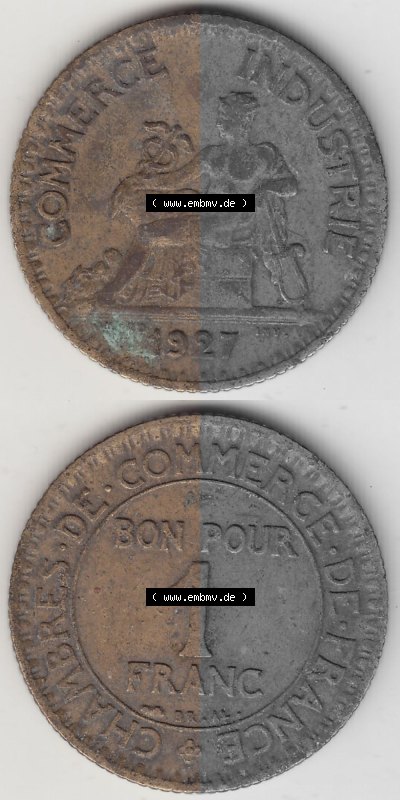 Umlaufmünze aus Frankreich in der Francs-Währung Sammlung