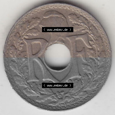 Frankreich 10 CMES EGALITÉ FRATERNITÉ LIBERTÉ 1923 (Stück 1), 10 Cmes / Centime / Cent Umlaufmünze aus Frankreich in der... Sammlung