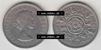 Münze aus Großbritannien Sammlung