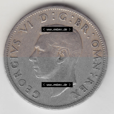 Münzen Großbritannien Umlaufmünze 1947-1948, 2 Schilling - Shillings 1949 (Stück 2) (1) Sammlung