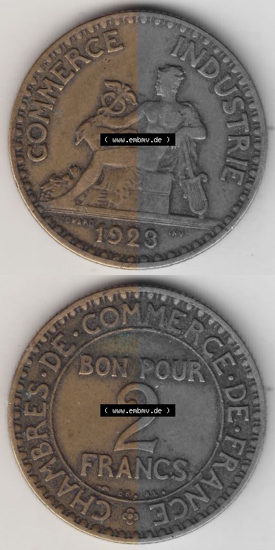 Umlaufmünze aus Frankreich in der Francs-Währung Sammlung
