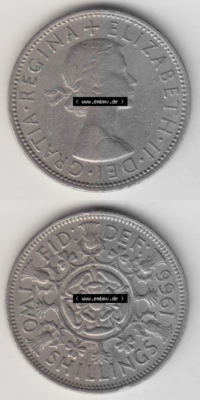 Münze aus Großbritannien Sammlung