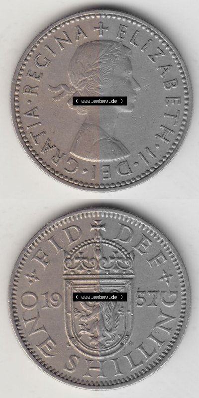 Münze aus Großbritannien Sammlung