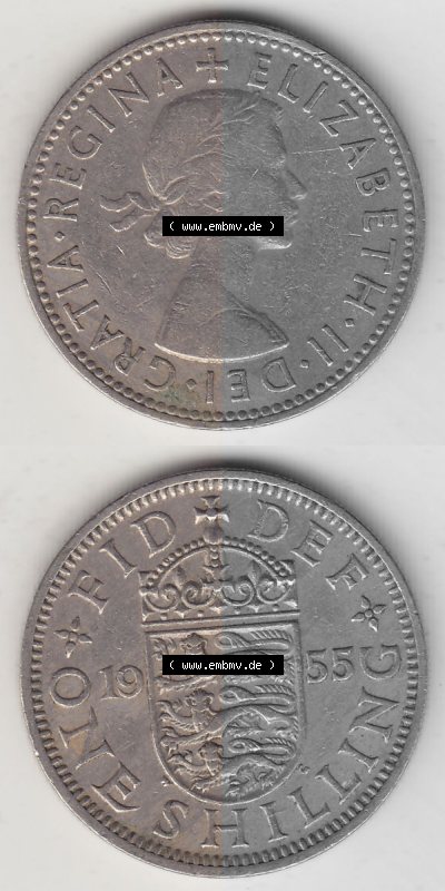 Münze aus Großbritannien Sammlung