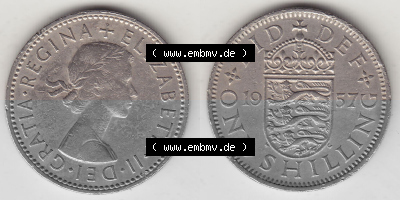 Münze aus Großbritannien Sammlung