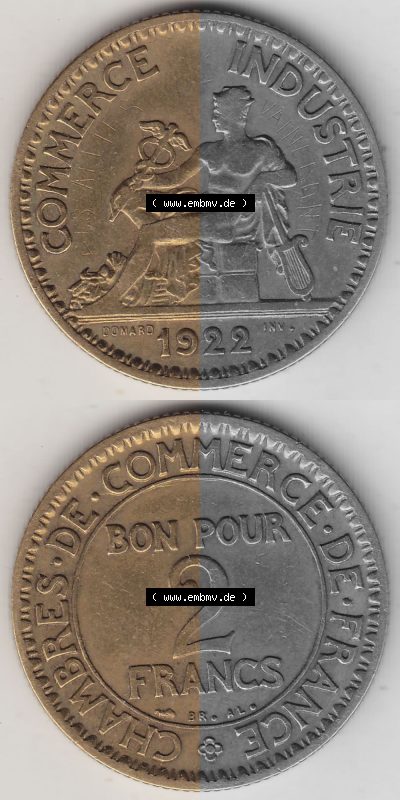 Umlaufmünze aus Frankreich in der Francs-Währung Sammlung