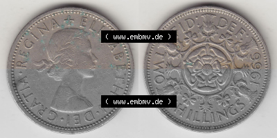 Münze aus Großbritannien Sammlung