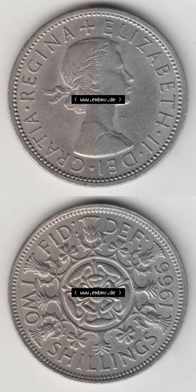 Münze aus Großbritannien Sammlung
