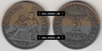 Umlaufmünze aus Frankreich in der Francs-Währung Sammlung