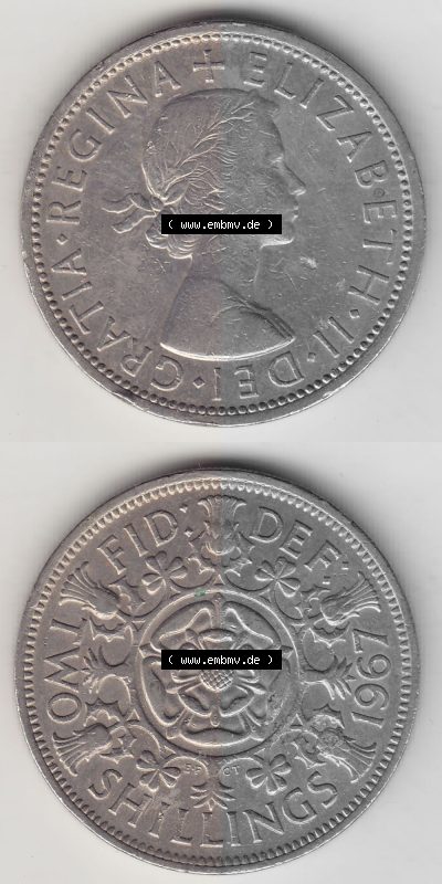 Münze aus Großbritannien Sammlung
