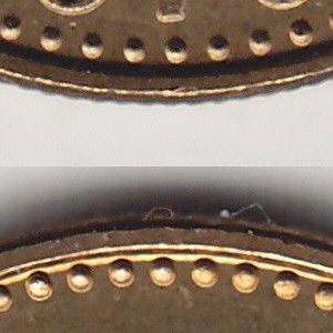 Ausschnitt zur Qualitätsprüfung vom Digitalen Bild Qualität