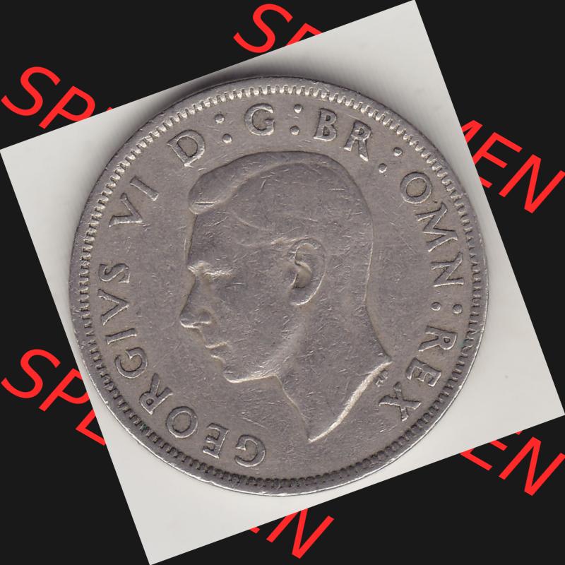 Alte Münzen Großbritannien Umlaufmünze 1947-1948, 2 Schilling-Florin, Two Shillings, 1948-8, George VI, GEORGIVS VI D G BR OMN REX, FID DEF IND IMP,... Sammlung