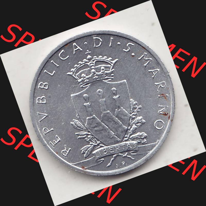 Bildmaterial Münzensatz / KMS 1979 aus San Marino 1979-1979, 1 Lira, 1 Lire, J. V. LIBERTAS REPVBBLICA DI S. MARINO, 1979 L.1. Vorderseite... Sammlung