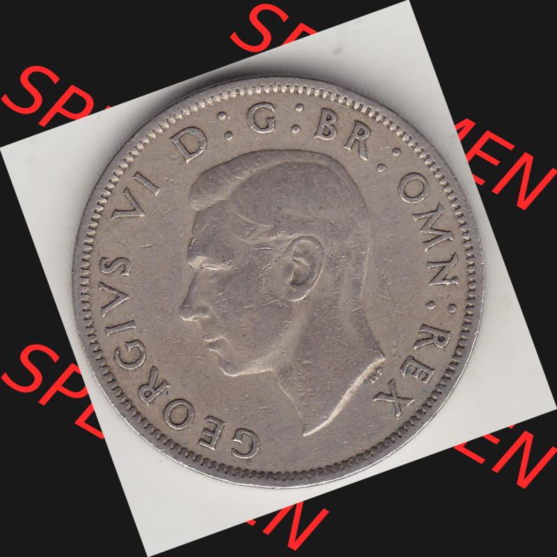 Alte Münzen Großbritannien Umlaufmünze 1949-1951, 2 Schilling, Shillings (Florin) 1951-1, George VI, GEORGIVS VI DG BR OMN REX, FID DEF TWO SHILLINGS.... Sammlung