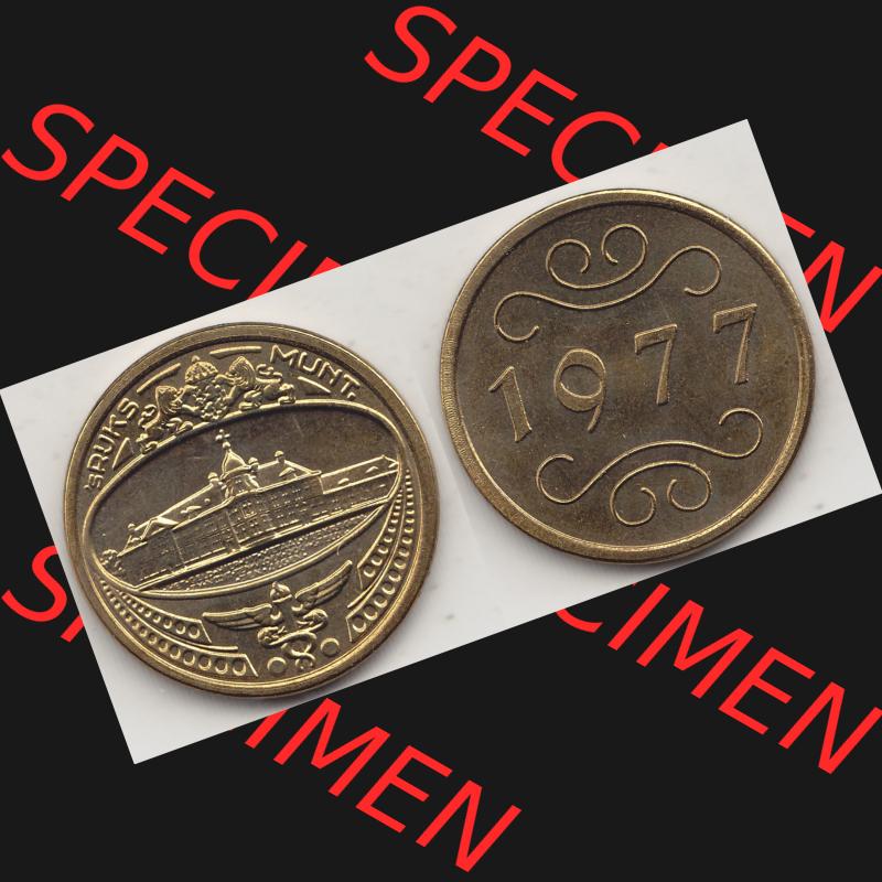 Alte Münzen KMS Niederlande, Kursmünzensatz 1977, 1977-1977, Medaille aus Kursmünzensatz 1977. Digitales Bild / Bildmaterial mit Vorderseite und Rückseite... Sammlung