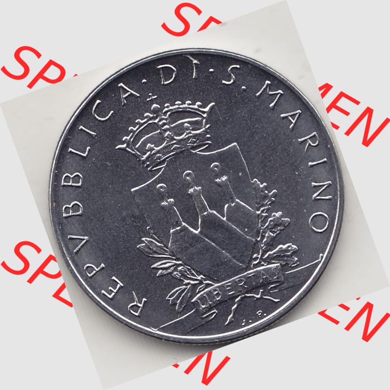 Bildmaterial Münzensatz / KMS 1979 aus San Marino 1979-1979, 50 Lire, J.P. LIBERTAS REPVBBLICA DI S. MARINO, L.50 VIGILO MONEO CONVOCO CIVES.... Sammlung