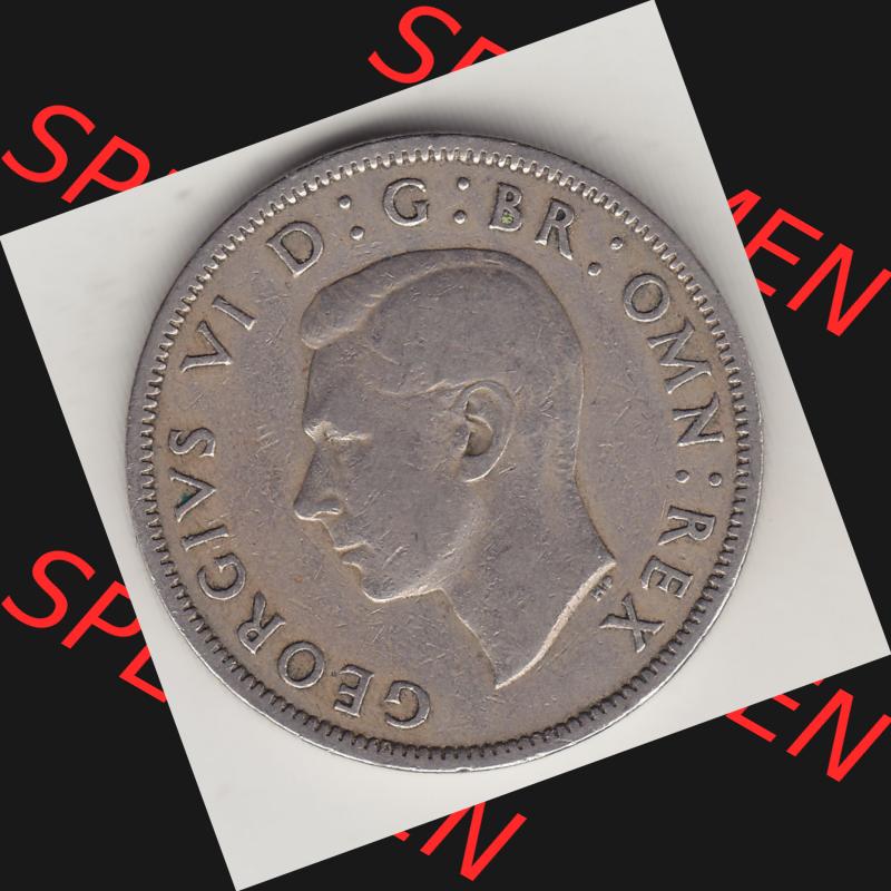 Alte Münzen Großbritannien Umlaufmünze 1949-1951, 2 Schilling, Shillings (Florin) 1951-2, George VI, GEORGIVS VI DG BR OMN REX, FID DEF TWO SHILLINGS.... Sammlung