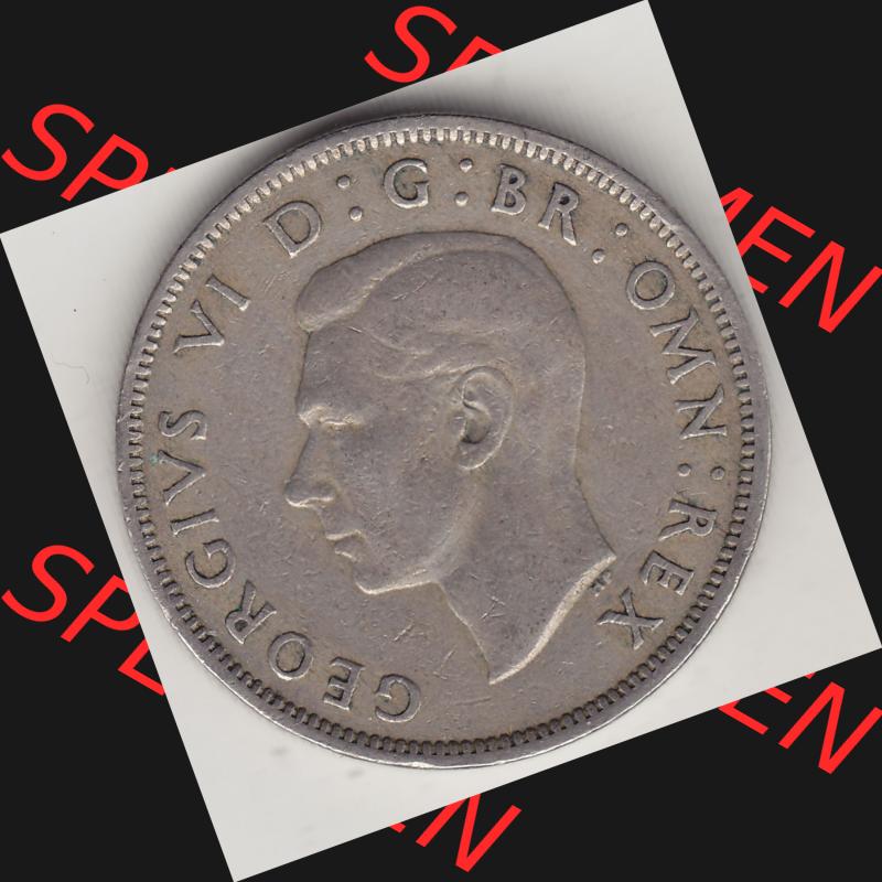 Alte Münzen Großbritannien Umlaufmünze 1947-1948, 2 Schilling-Florin, Two Shillings, 1948-1, George VI, GEORGIVS VI D G BR OMN REX, FID DEF IND IMP,... Sammlung