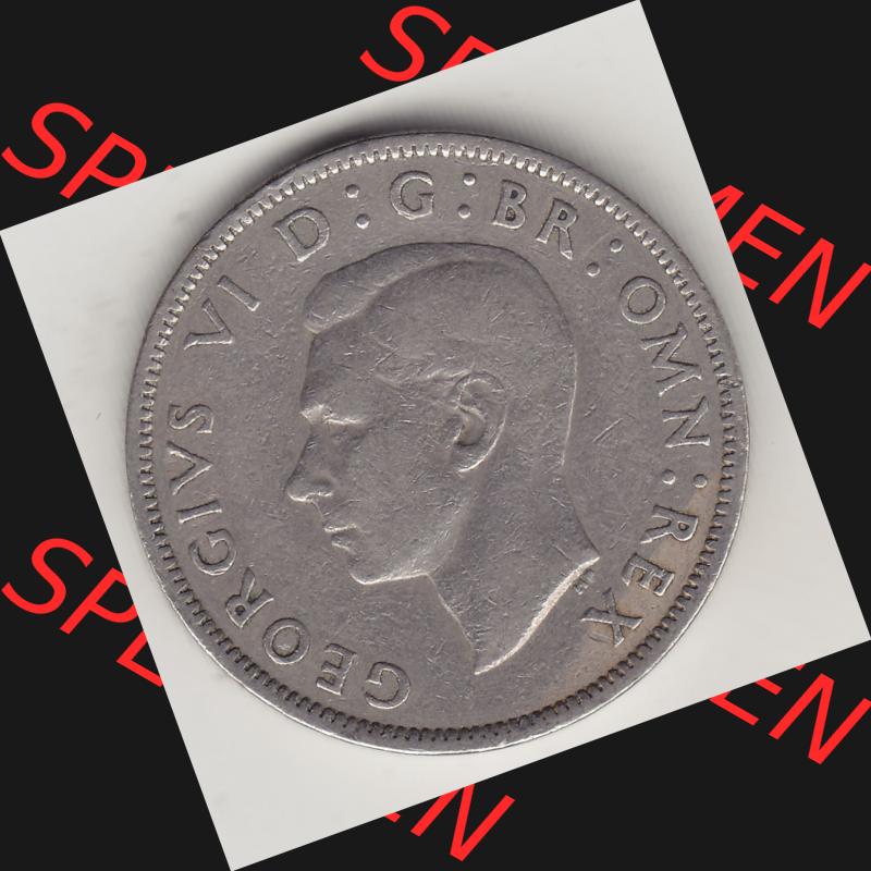 Alte Münzen Großbritannien Umlaufmünze 1947-1948, 2 Schilling-Florin, Two Shillings, 1949-3, George VI, GEORGIVS VI D G BR OMN REX, FID DEF IND IMP,... Sammlung