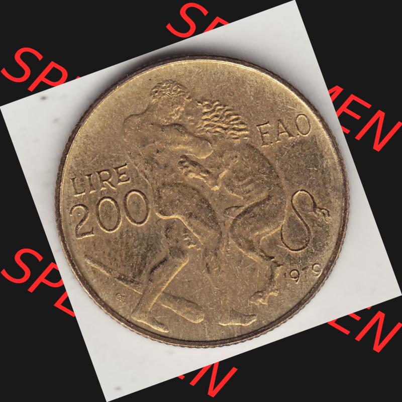 Bildmaterial Münzensatz / KMS 1979 aus San Marino 1979-1979, 200 Lire, L.200, J. V. LIBERTAS REPVBBLICA DI S. MARINO, 1979 L.200.... Sammlung