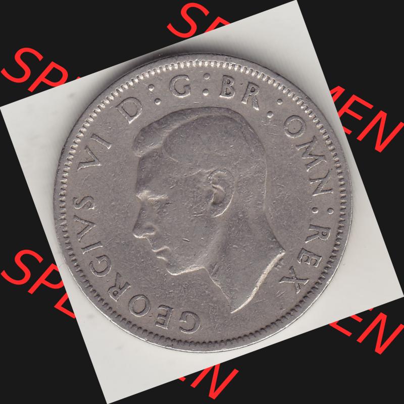Alte Münzen Großbritannien Umlaufmünze 1947-1948, 2 Schilling-Florin, Two Shillings, 1948-7, George VI, GEORGIVS VI D G BR OMN REX, FID DEF IND IMP,... Sammlung
