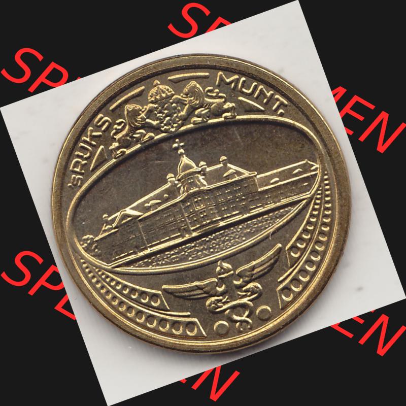 Alte Münzen KMS Niederlande, Kursmünzensatz 1977, 1977-1977, Medaille aus Kursmünzensatz 1977. Vorderseite einer Münze aus offiziellen KMS / Kursmünzen... Sammlung