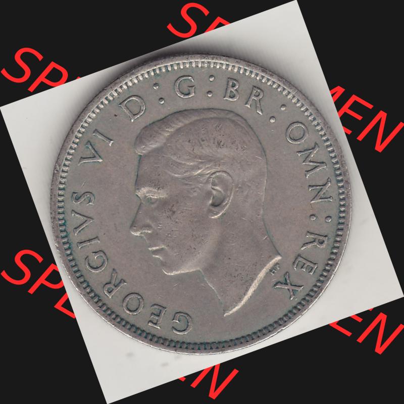 Alte Münzen Großbritannien Umlaufmünze 1947-1948, 2 Schilling-Florin, Two Shillings, 1947-1, George VI, GEORGIVS VI D G BR OMN REX, FID DEF IND IMP,... Sammlung