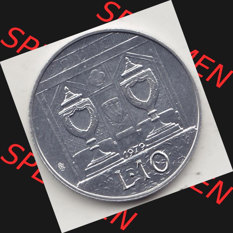 Bildmaterial Münzensatz / KMS 1979 aus San Marino 1979-1979, 10 Lire, J. V. LIBERTAS REPVBBLICA DI S. MARINO, 1979 L.10. Rückseite als... Sammlung