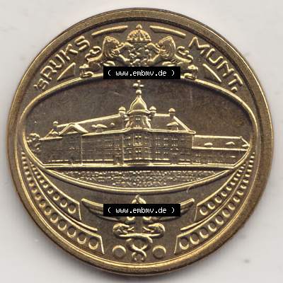 Alte Münzen KMS Niederlande, Kursmünzensatz 1977, 1977-1977, Medaille aus Kursmünzensatz 1977. Vorderseite einer Münze aus offiziellen KMS / Kursmünzen... Sammlung