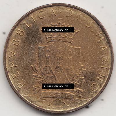 Bildmaterial Münzensatz / KMS 1979 aus San Marino 1979-1979, 20 Lire, J. V. LIBERTAS REPVBBLICA DI S. MARINO, 1979 20 LIRE. Vorderseite einer Umlaufmünze... Sammlung