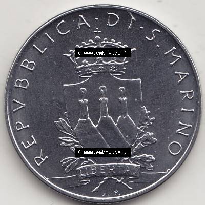 Bildmaterial Münzensatz / KMS 1979 aus San Marino 1979-1979, 50 Lire, J.P. LIBERTAS REPVBBLICA DI S. MARINO, L.50 VIGILO MONEO CONVOCO CIVES.... Sammlung