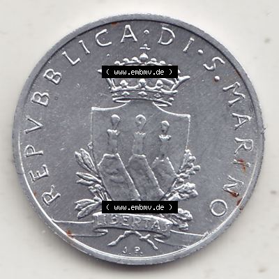 Bildmaterial Münzensatz / KMS 1979 aus San Marino 1979-1979, 1 Lira, 1 Lire, J. V. LIBERTAS REPVBBLICA DI S. MARINO, 1979 L.1. Vorderseite... Sammlung