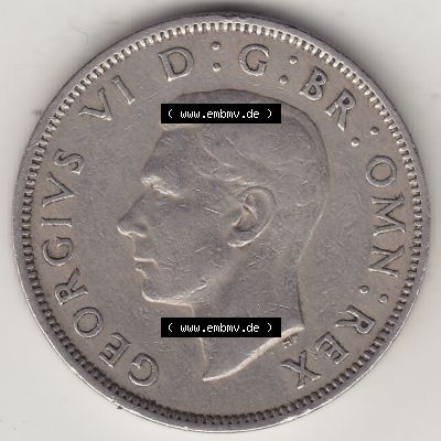 Alte Münzen Großbritannien Umlaufmünze 1949-1951, 2 Schilling, Shillings (Florin) 1949-1, George VI, GEORGIVS VI DG BR OMN REX, FID DEF TWO SHILLINGS.... Sammlung