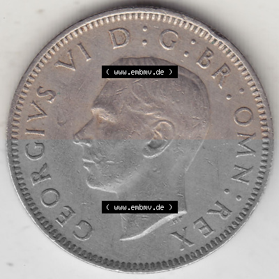 Alte Münzen Großbritannien Umlaufmünze 1949-1951, 1 One Schilling - Shilling, 1948 (Stück 3) Stehender Löwe auf Krone. Vorderseite... Sammlung
