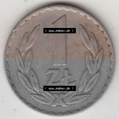 1949-1949, Republik Polen 1 Zloty, Kupfer 1949 Sammlung