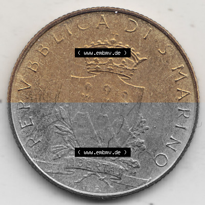Bildmaterial Münzensatz / KMS 1979 aus San Marino 1979-1979, 200 Lire, L.200, J. V. LIBERTAS REPVBBLICA DI S. MARINO, 1979 L.200.... Sammlung