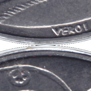 Ausschnitt zur Qualitätsprüfung vom Digitalen Bild Qualität