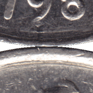 Ausschnitt zur Qualitätsprüfung vom Digitalen Bild Qualität