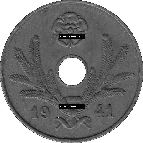 Grau bzw. s/w Alte Münzen KMS Finnland, Kursmünzensatz Finnland in transparenten digitalen PNG-Format 1941-1943, 5 Penny, Penniä, Kupfer 1941-1. Vorderseite als PNG-Grafik... Sammlung Graustufen
