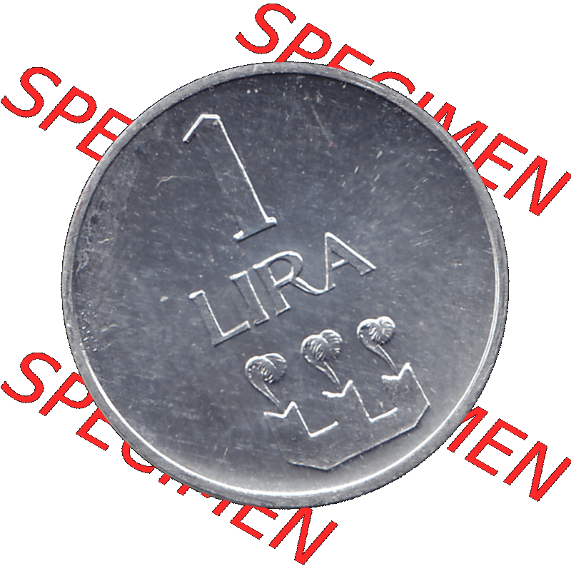 Bildmaterial in PNG-Grafiken Münzensatz / KMS 1972 aus San Marino 1972-1972, Münze 1 Lira, Lire 1972, 1 LIRA MONASSI REPUBBLICA DI SAN MARINO. Die digitalisierte... Sammlung