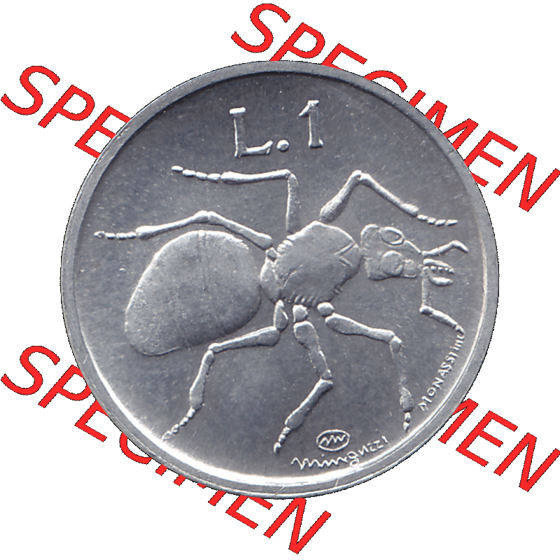 Bildmaterial Münzensatz / KMS 1974 aus San Marino Münze 1974-1974 als transparente PNG-Grafik, 1 Lire, 1 Lira, L.1 MINGUZZI MONASSI INC.. Die digitalisierte... Sammlung