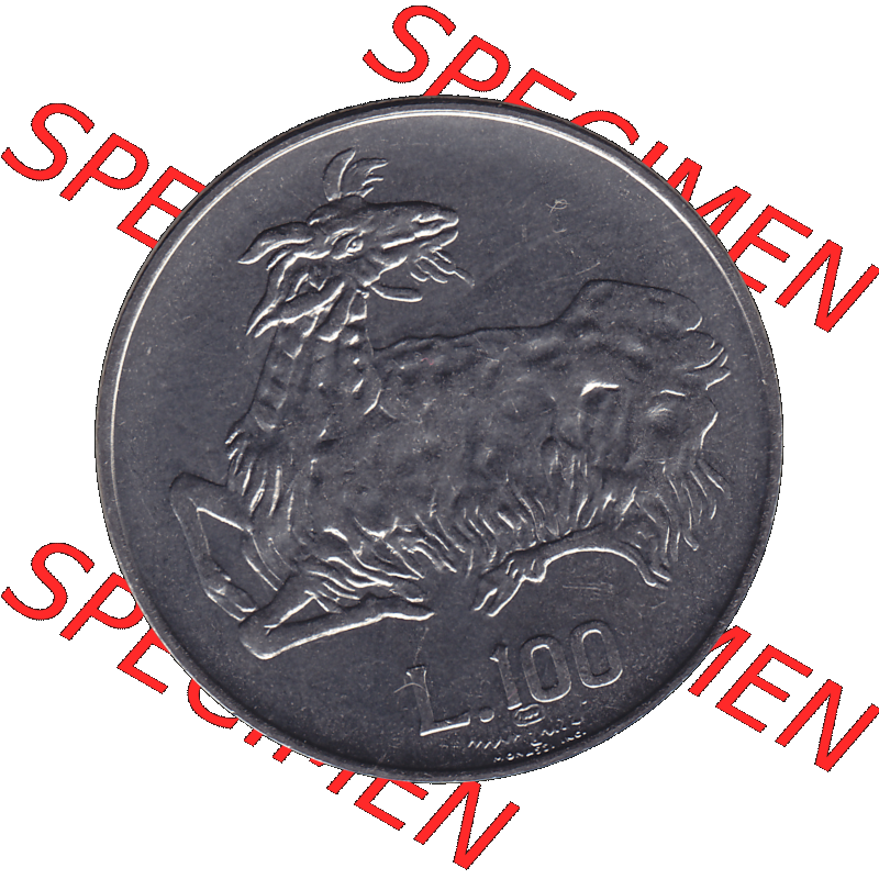 Bildmaterial Münzensatz / KMS 1974 aus San Marino Münze 1974-1974 als transparente PNG-Grafik, 100 Lire, L.100 MINGUZZI MONASSI INC.. Die digitalisierte Münze... Sammlung